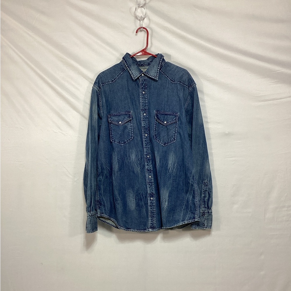 Arizona Jean Company XL Blue Denim Shirt